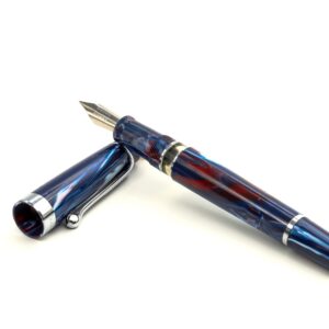 Heritage Marble Opaque Blue Red