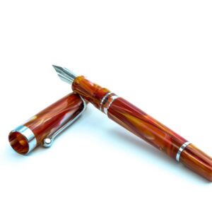 Heritage Marble Orange Red White