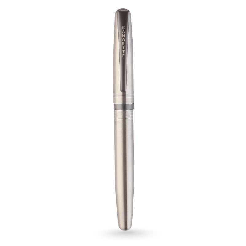 Steelex Gun Metal Fountain Pen (Titanium Nib #5)